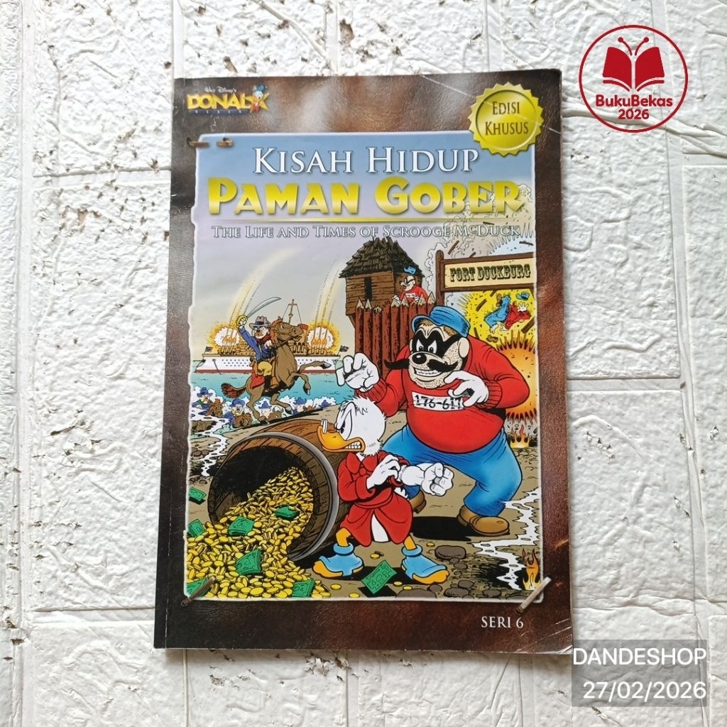 Kisah Hidup Paman Gober Seri 6  - Komik Bekas Preloved