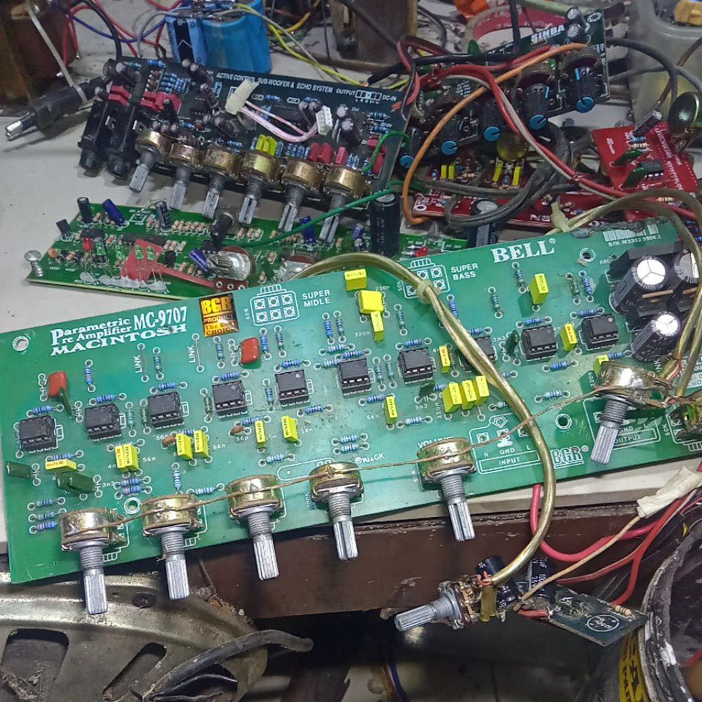 kit parametrik/BBE/tone control mic echo/equalizer