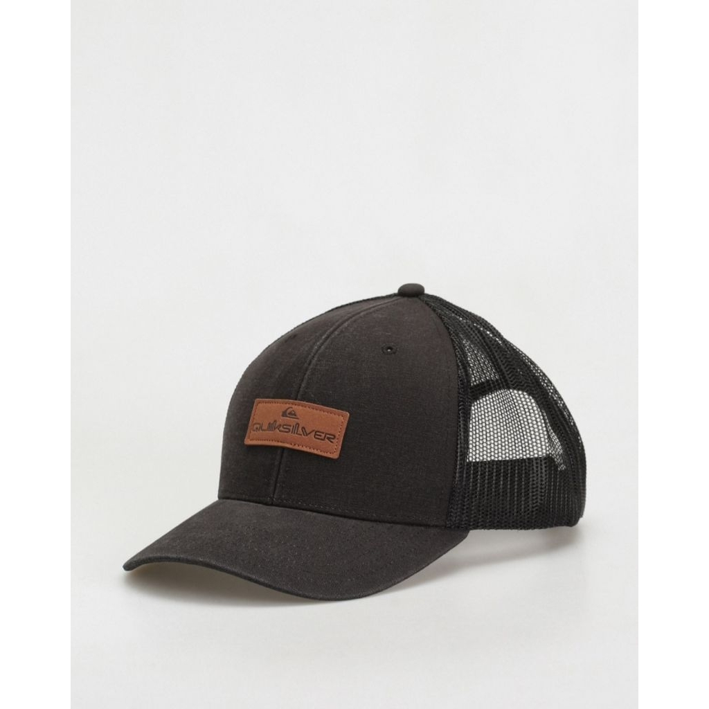 Topi Quiksilver Down The Hatch Black Trucker Original
