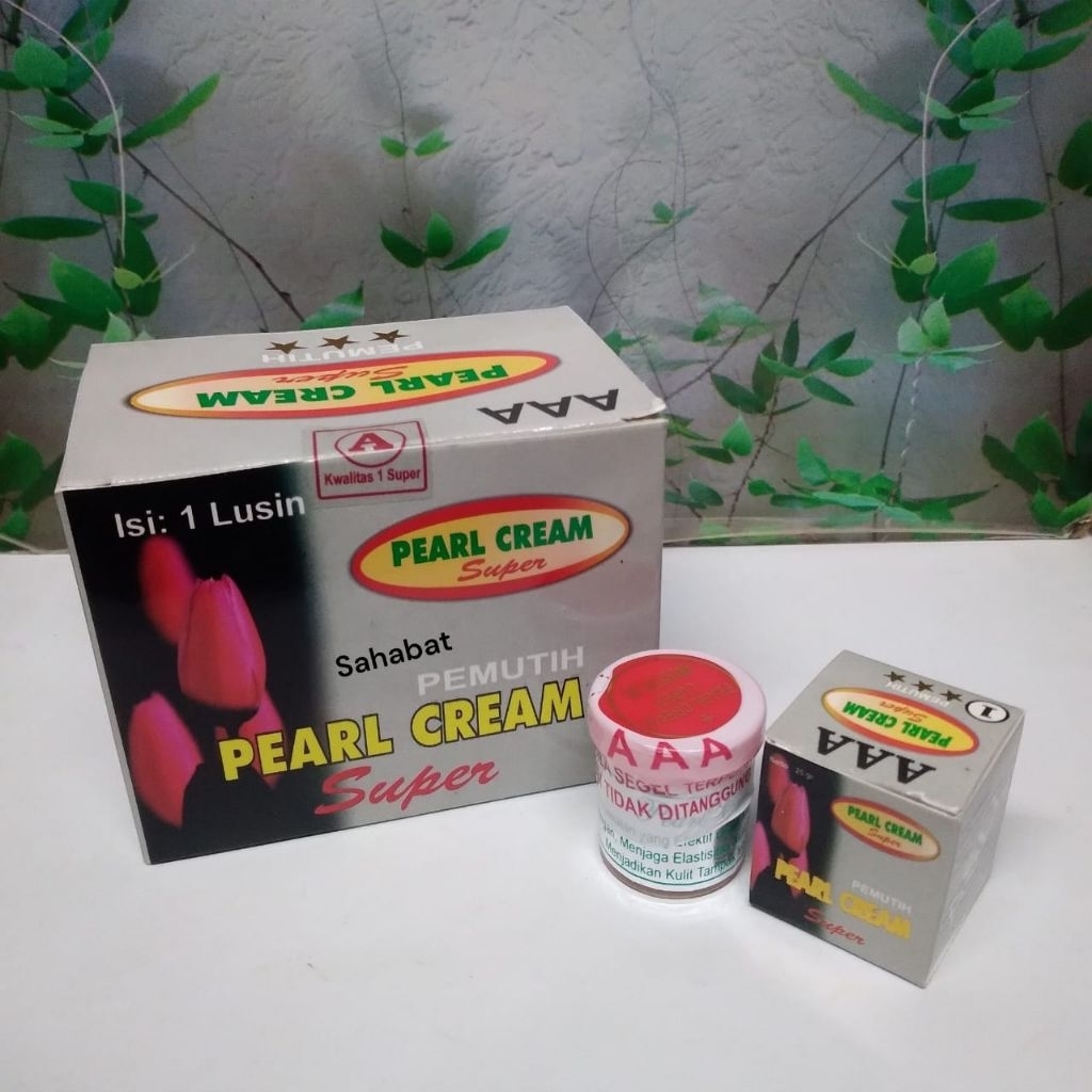 Cream Pearl Cream Super AAA Perbok Isi 12 Pcs