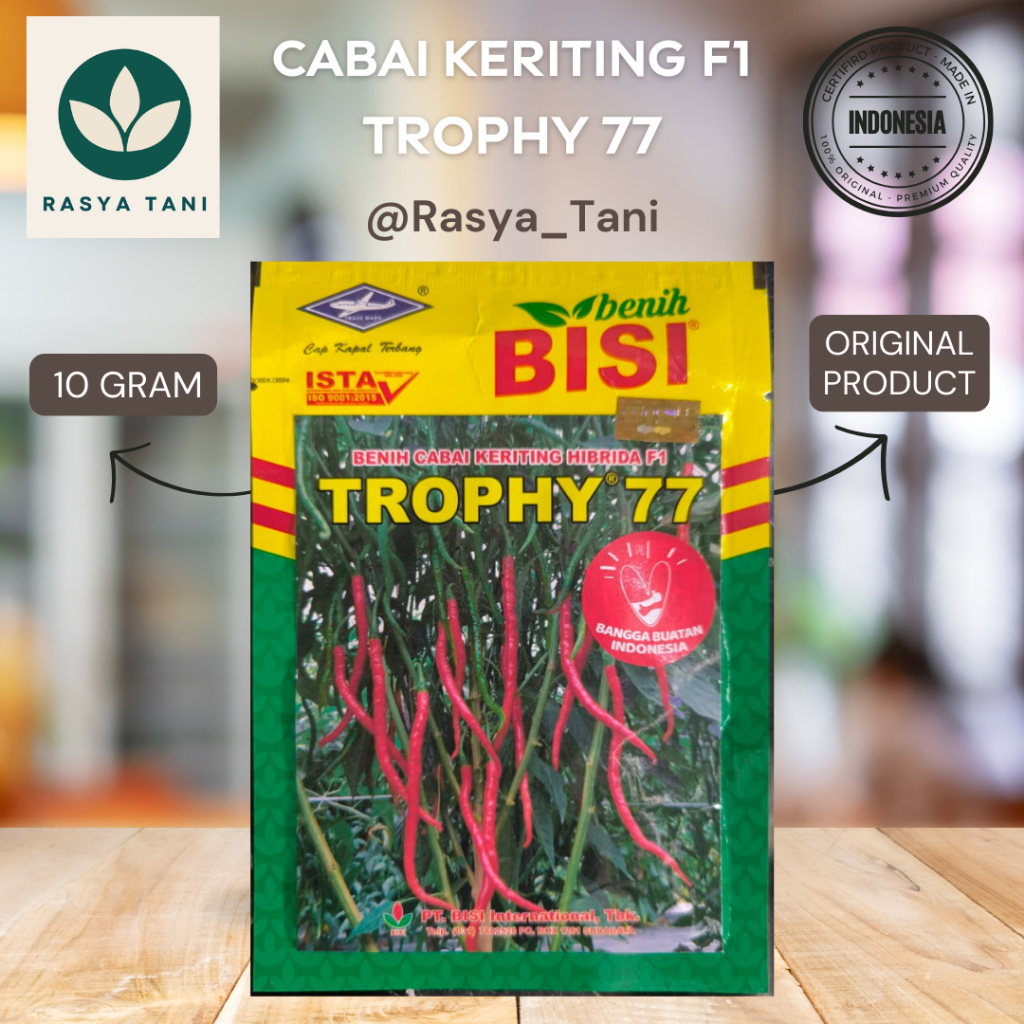 BENIH CABE TROPHY 77 (10 GRAM) - CABE KERITING HIBRIDA F1
