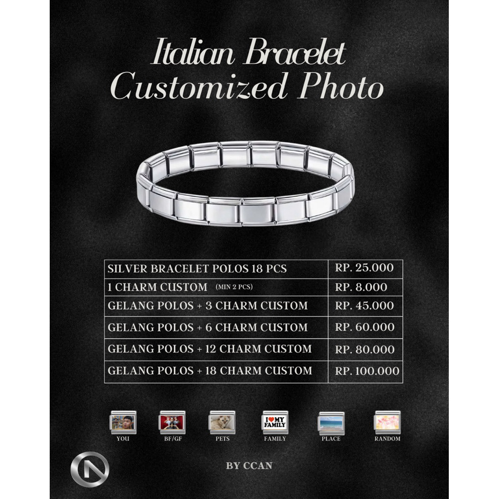 Custom Charm Bracelet