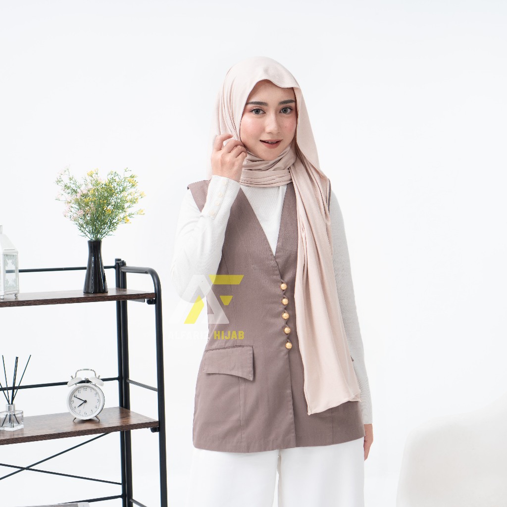 Zevana Hijab Pashmina Basic Rayon Tencel cool tech ringan jatuh anti pusing