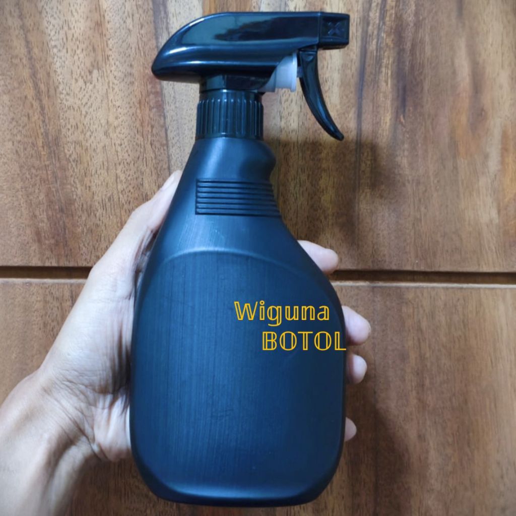 Botol Spray 500ml Hdpe Luxury Hitam / Botol Kspray 500 ml Luxury hdpe hitam