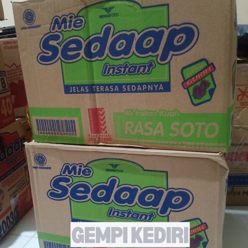 Paket Mie Sedap Soto 1 Karton Isi 40 Pcs