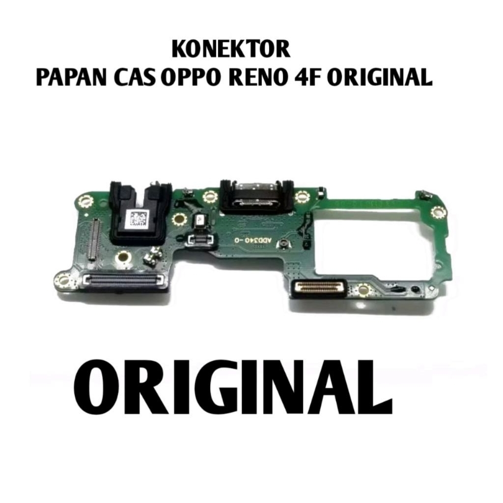 Papan cas oppo reno 4F original konektor charger board cas pengganti