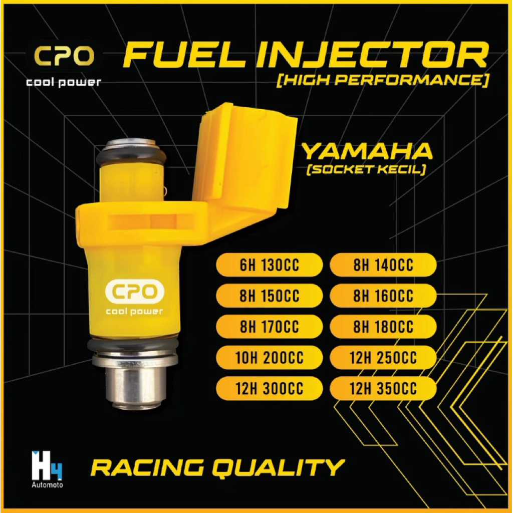 Injektor Injector CPO Racing Yamaha Nmax OLD Vixion New NVA Vixion NVL R15 V2 OLD Xabre Mio J Mxking