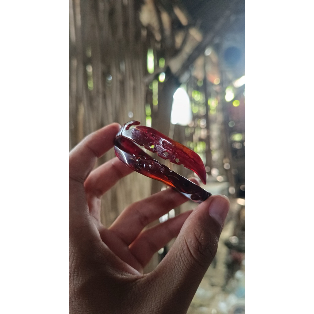 Gelang Akar Bahar Kujang Kembar