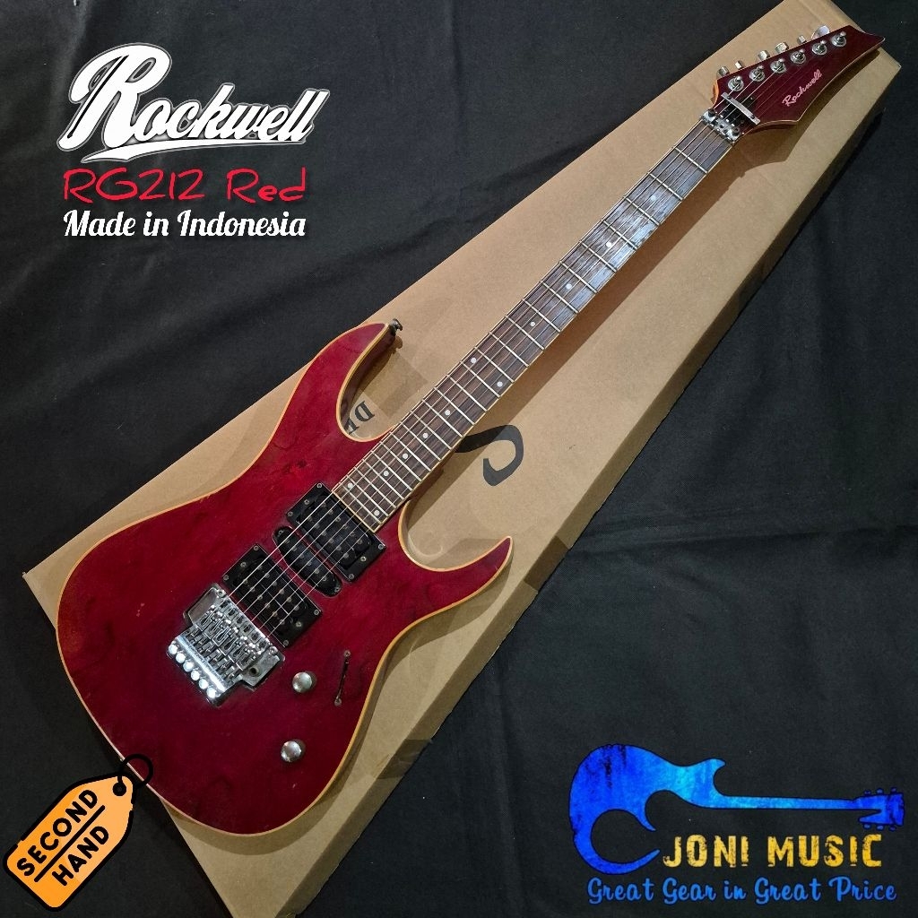 Gitar Rockwell Original: RLP22 Trilogy EX22 SI51 AR22 RG212 RG112 Made in Indonesia