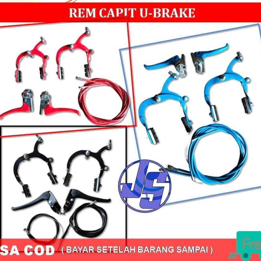 Brake Set Rem Sepeda Anak dewasa Warna BMX/MINION/MINITREK/LOWRIDE/MTB/FIXIE