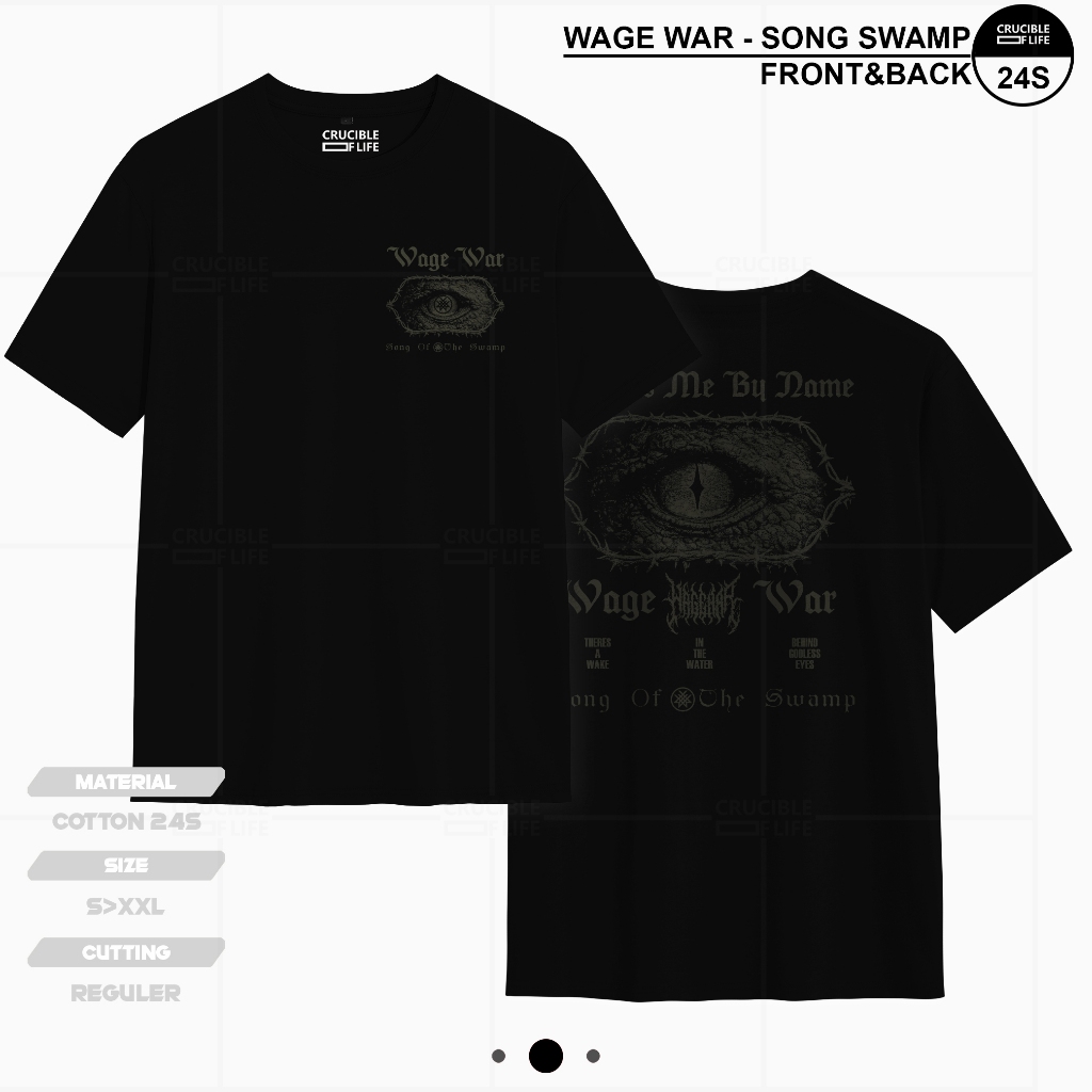 WAGE WAR TSHIRT REGULER BAND METAL SONG SWAMP NEW - CrucibleOfLife