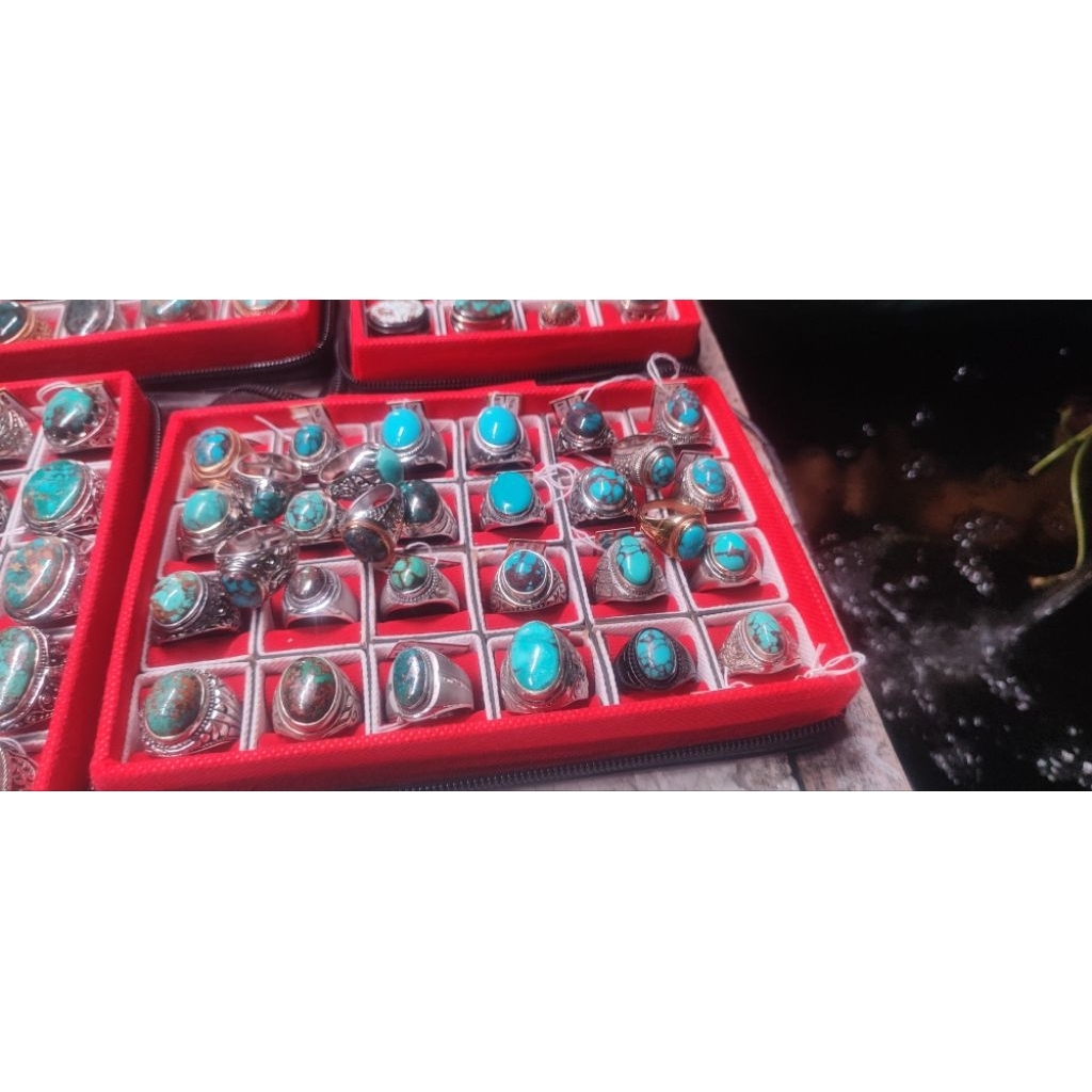 batu pirus asli natural
