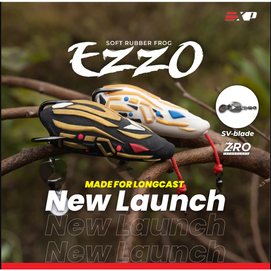 EXP EZZO Soft Rubber Frog EXP Soft Frog Murah Haruan Killer Katak Casting Umpan Katak Thailand Rubbe