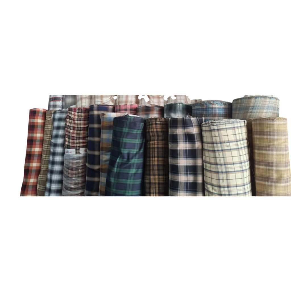 Kain Flanel Katun Bahan Flanel Kotak Kotak Katun Flanel Motif Katun