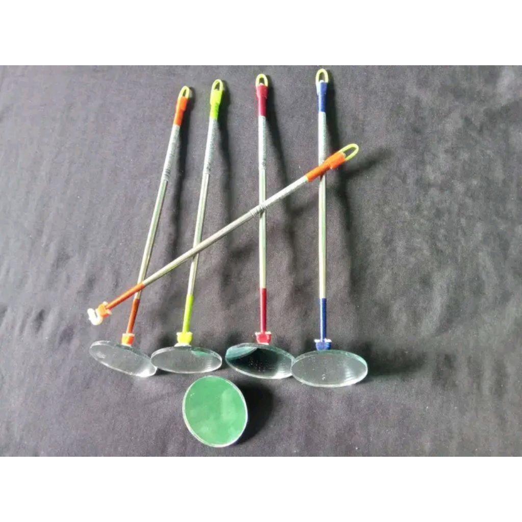 stik kaca mental cupang gagang stainles