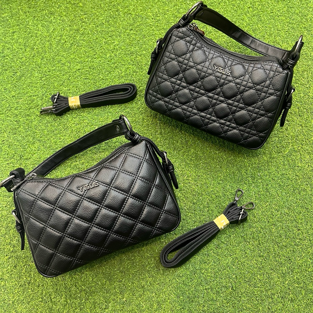 Tas Selempang Wanita YGLS Quilted Leather – Tas Bahu Modis