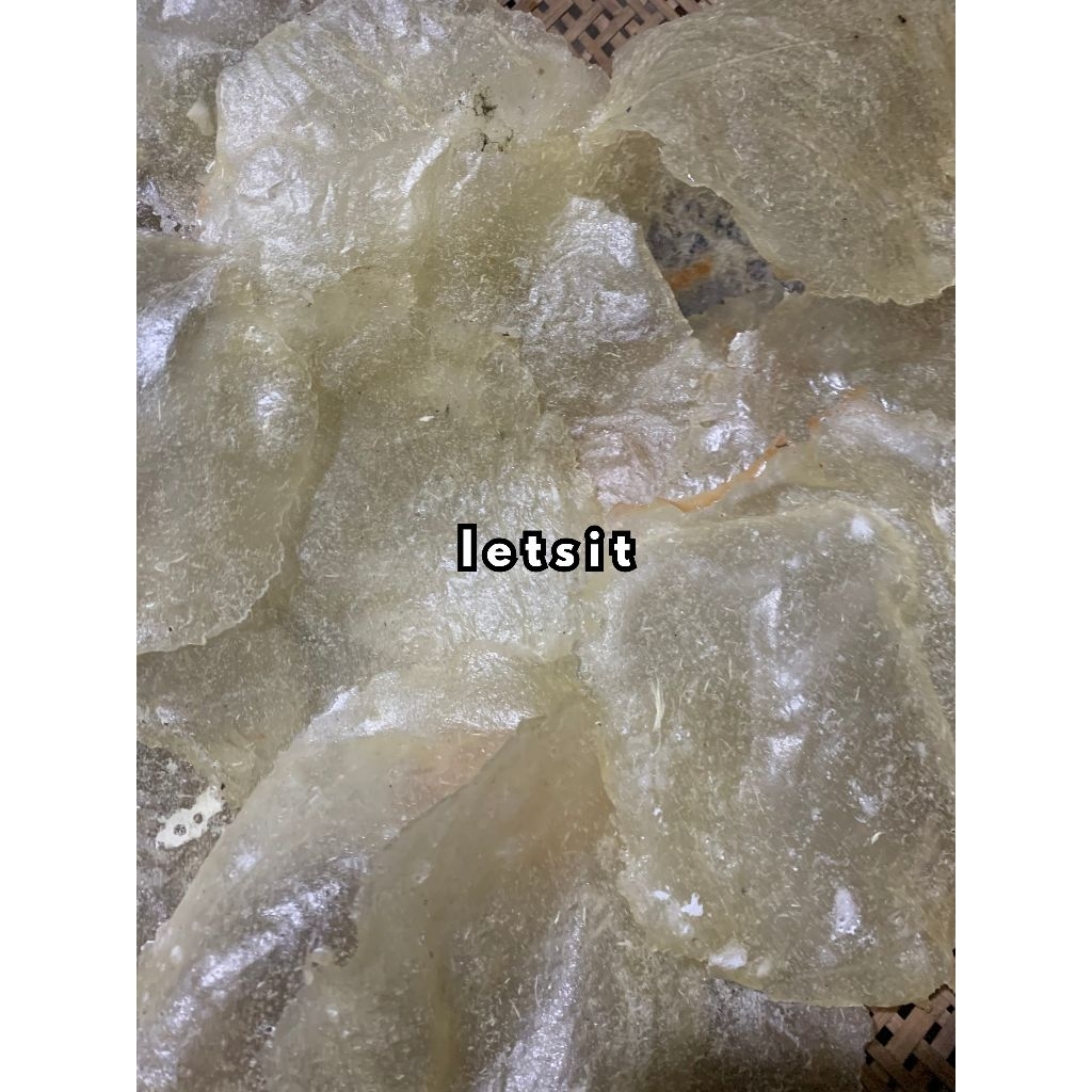 250 gram opak aci singkong mentah gurih polos besar