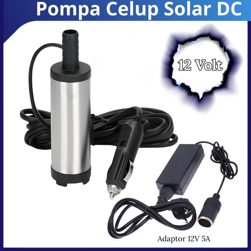 Pompa Solar Mini DC 24V Mesin Pompa Sedot Solar Pompa Celup Mini DC 12V 24V