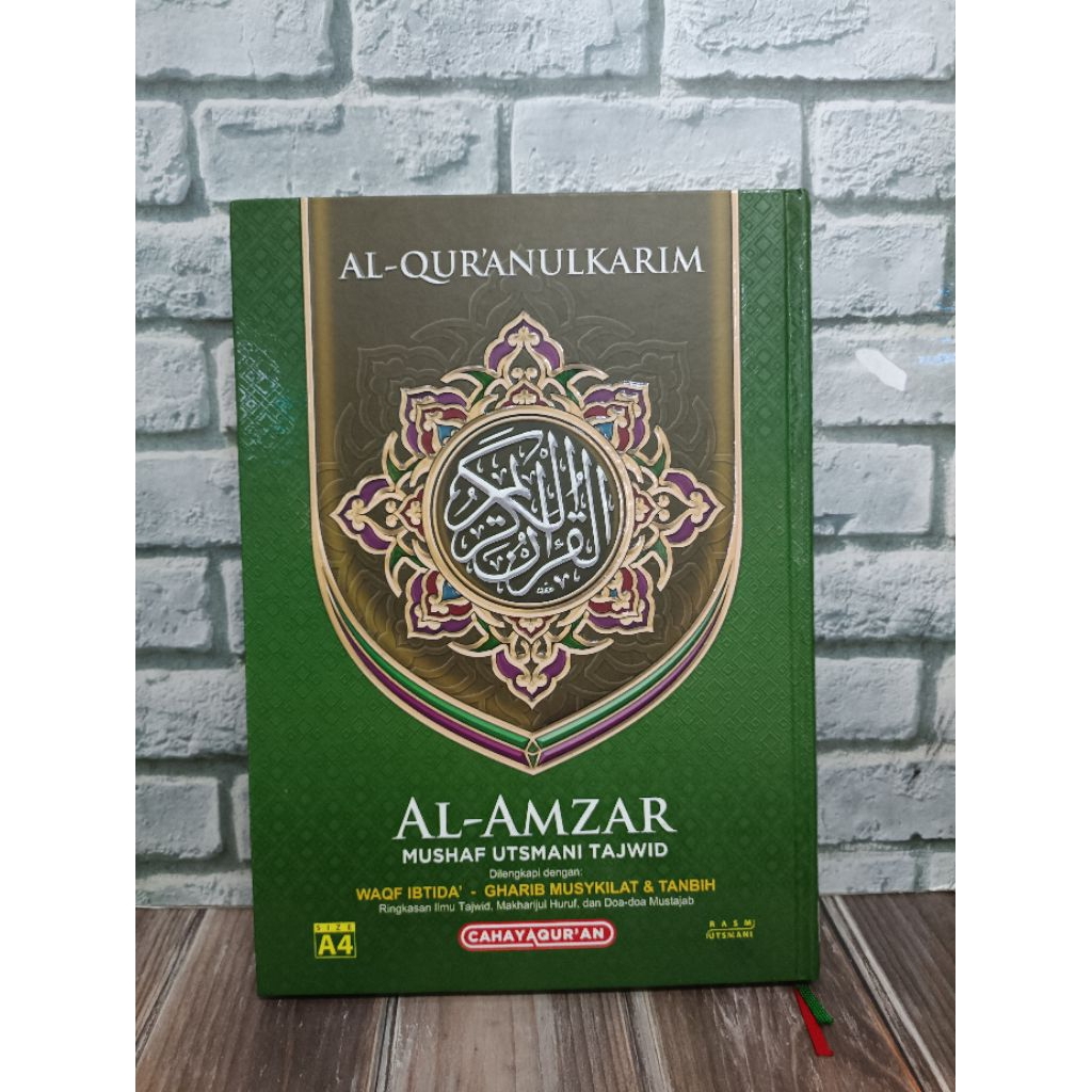 Al Quran Al Amzar Mushaf Utsmani Tajwid A4 - Cahaya Quran