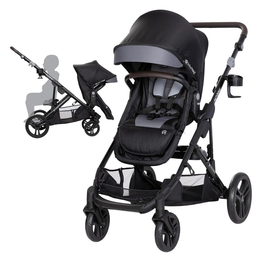 Baby Trend Morph Single to Double Modular Stroller, Dash Black