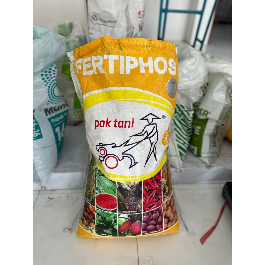 Pupuk Fertiphos 1 Kg Pak Tani Nutrisi Tabur Penyubur Bunga Akar Batang Tanaman Pertipos Fertipos Pet