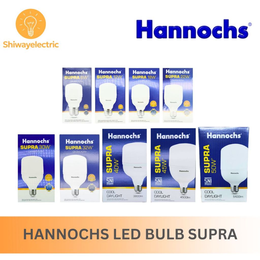 Hannochs LED Supra Lampu LED Hannochs Supra Bohlam LED Lampu Plafon