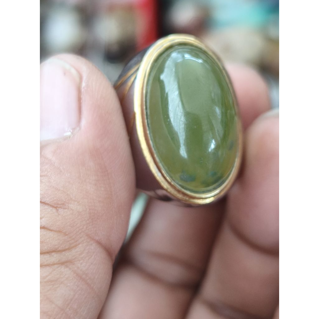 batu cincin pucuk pisang Aceh model pandan mumbul