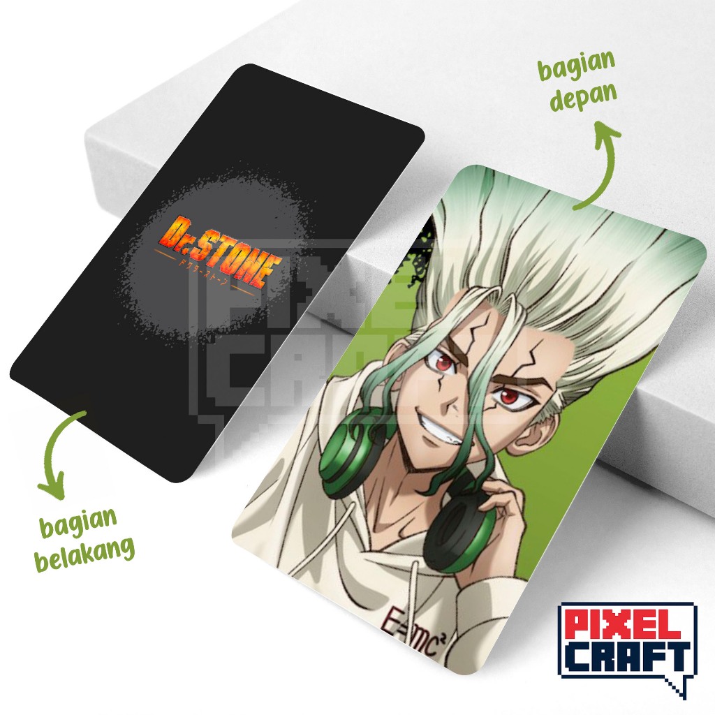 Photocard Karakter Anime Dr. STONE (Disc Jockey ver.)