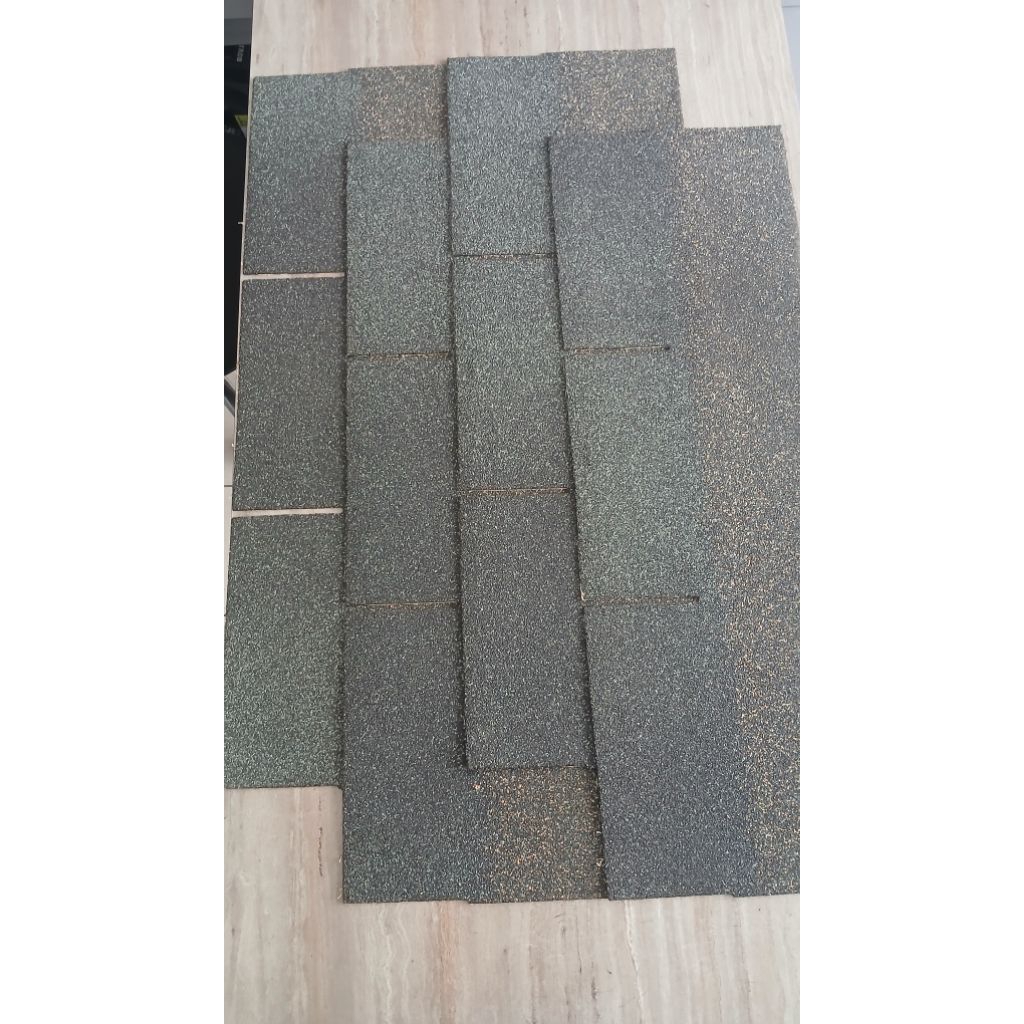 Atap Aspal Genteng Bitumen Lokal CTI 3 Warna Charcoal Grey(CHG)/1 Bendel