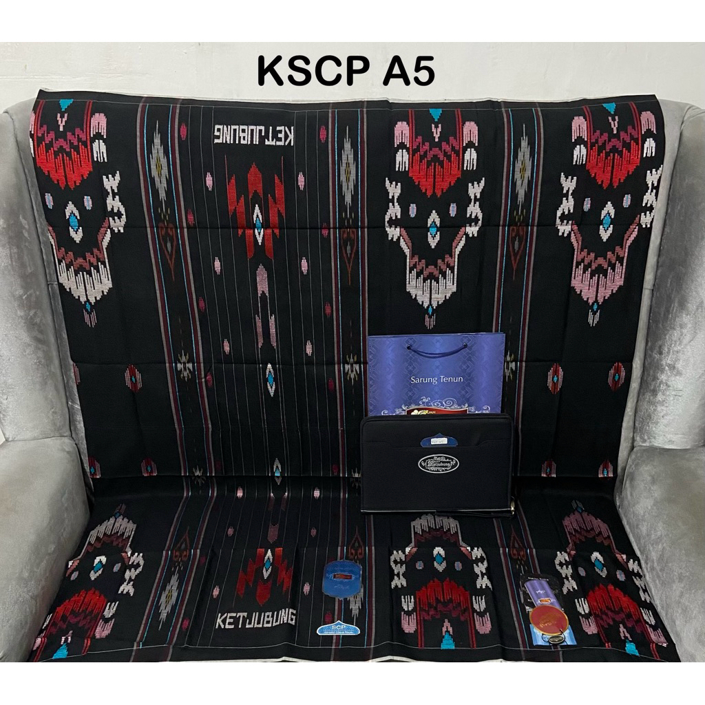 SARUNG KETJUBUNG RED & STYLE GOLD SKG, SCP, SGD, SKP JAHIT TENGAH