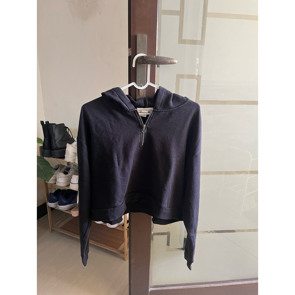 hoodie crop forever 21