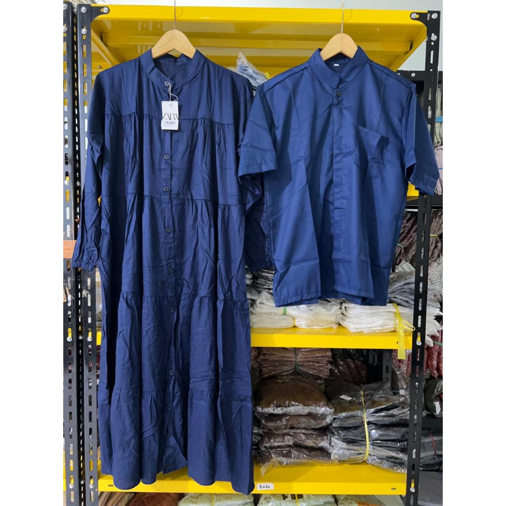 BAJU PASANGAN LEBARAN SERIES SOLJI BAHAN RAYON + POPLIN, COUPLE LEBARAN 2026, COUPLE KEKINIAN, BAJU 