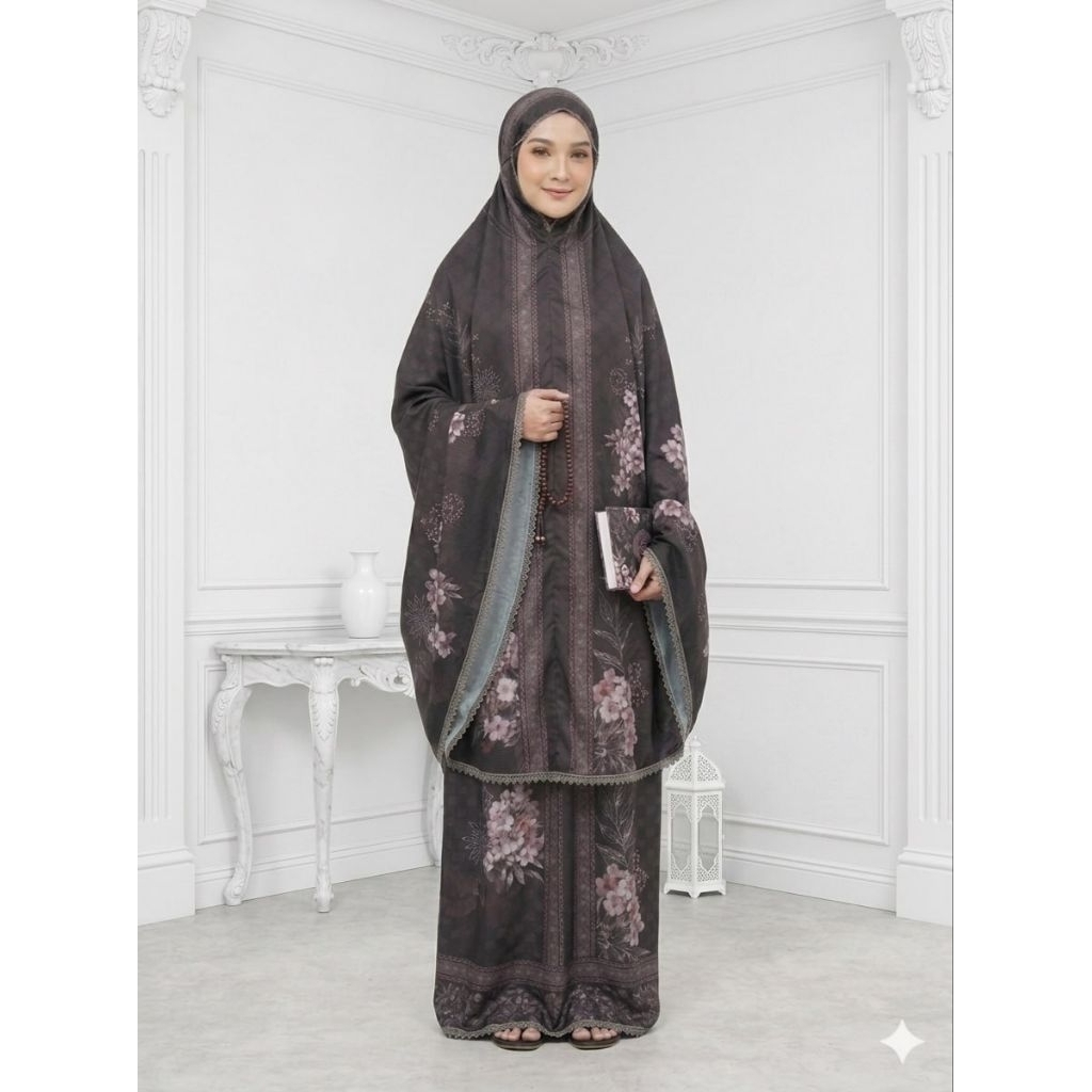 RAYNA - Ameena Mukena Printing Silk Premium