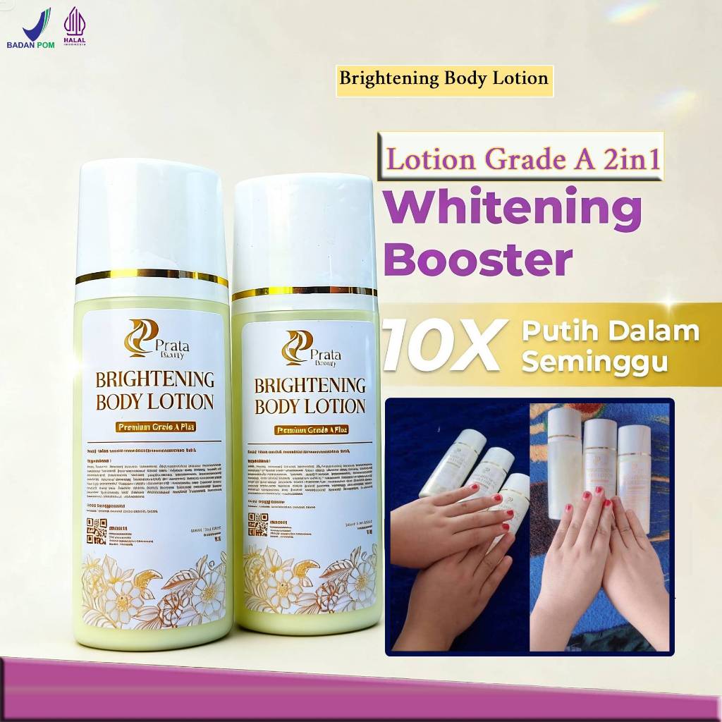 HB Grade A 2in1 Paling Ampuh Memutihkan Badan Original