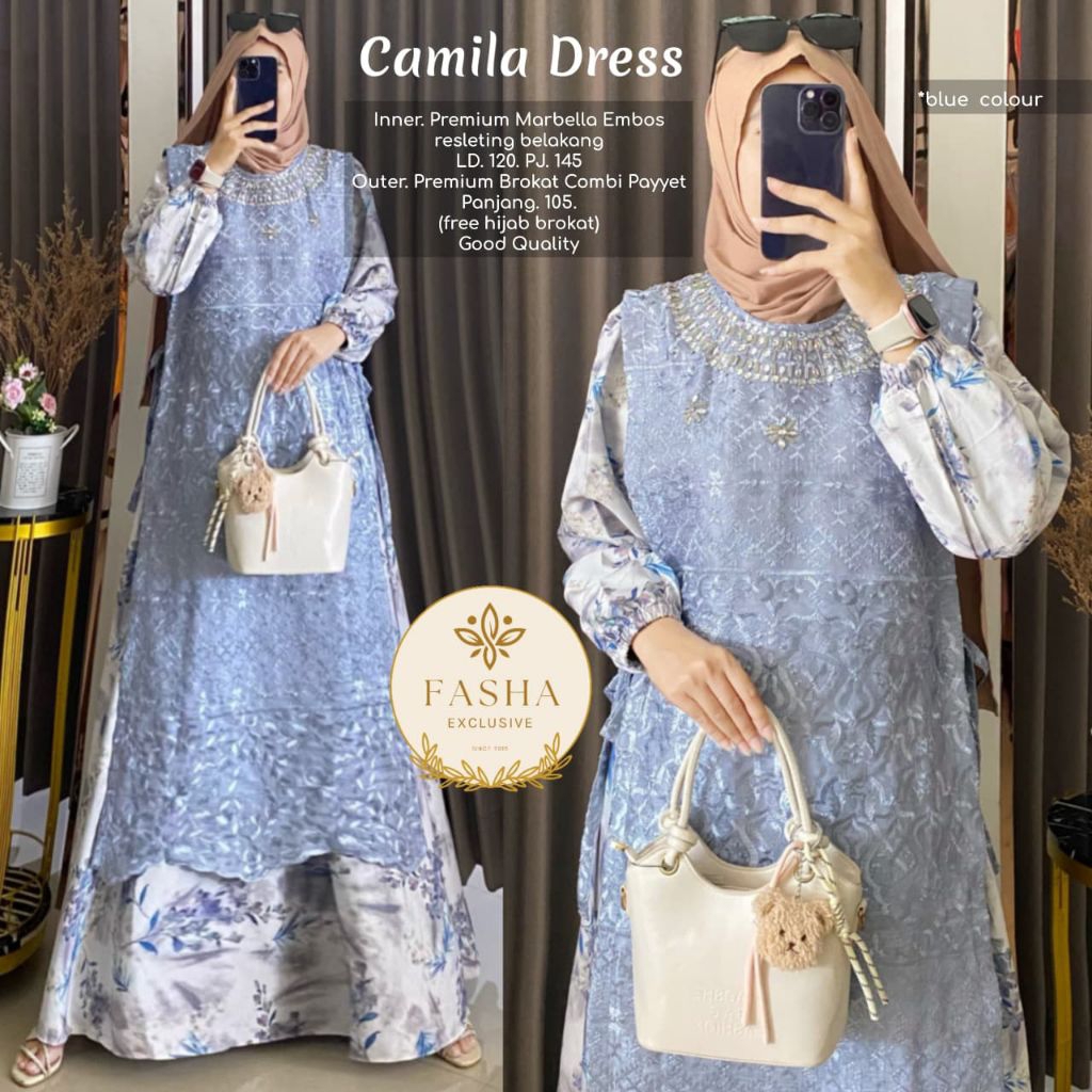 Camila Dress by. Fasha