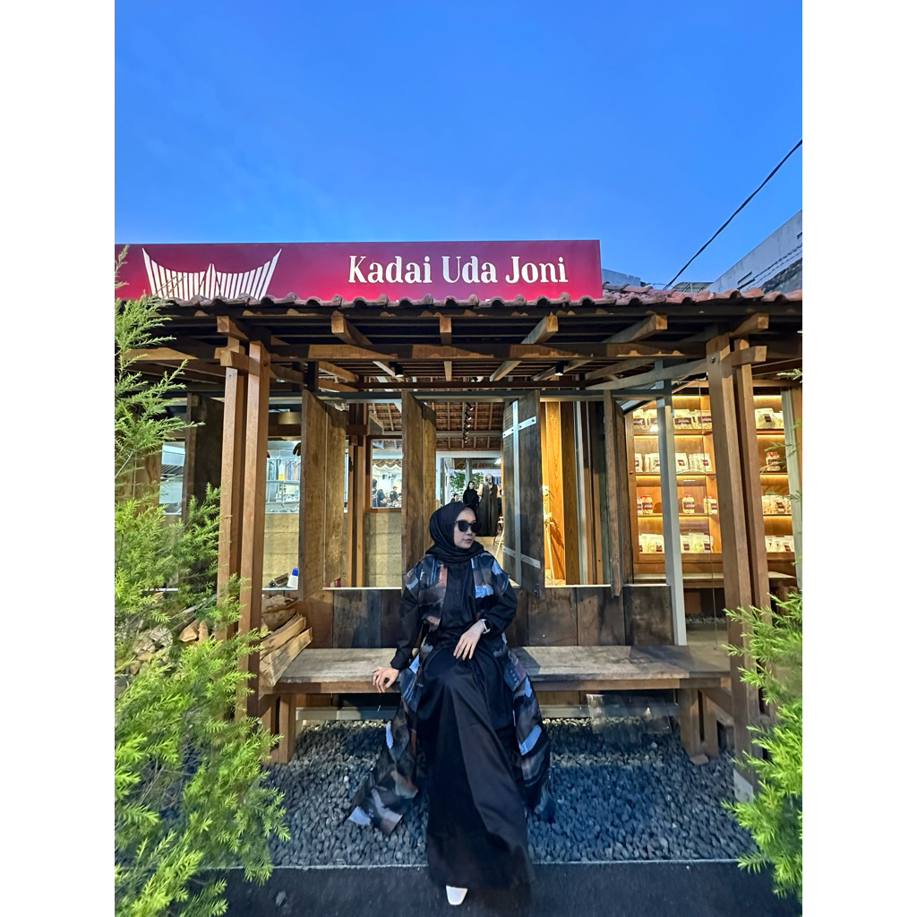 DRESS WANITA TERBARU DEENAY RAYA SAIRA KAFTAN VEST SET/BAJU MUSLIMAH/GAMIS PANJANG KEKINIAN BAHAN TO