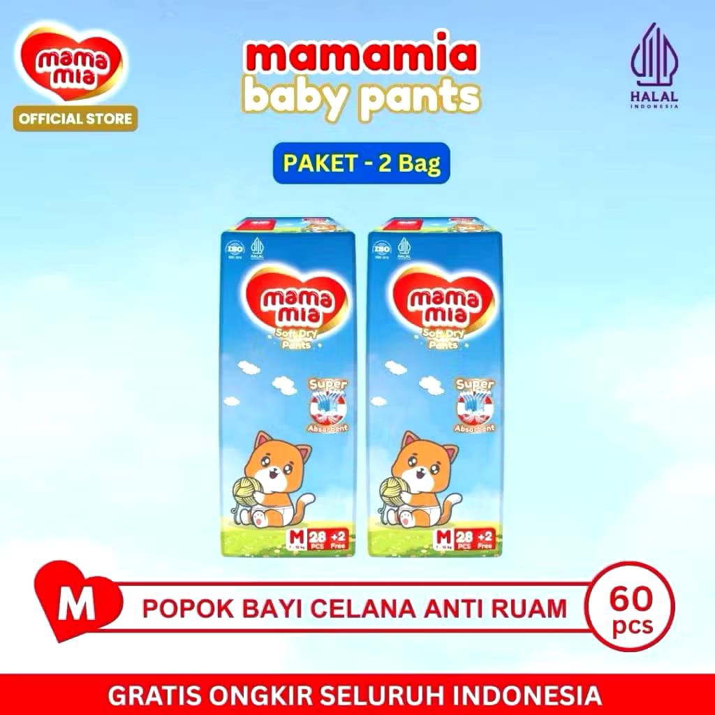 MAMAMIA BABY PANTS PAKET 2BALL M28+2