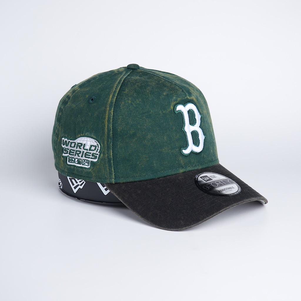 topi new era original boston red sox washed green