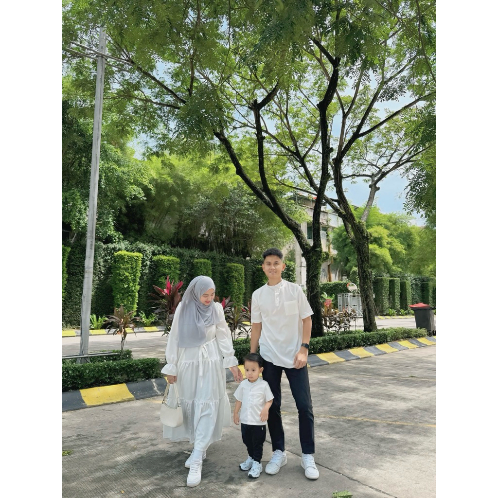 AKAZA COUPLE  / couple muslim koko, dress dan koko anak laki2