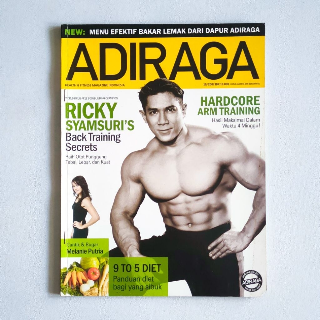 Majalah Bodybuilding & Fitness ADIRAGA Vol 10 Tahun 2007