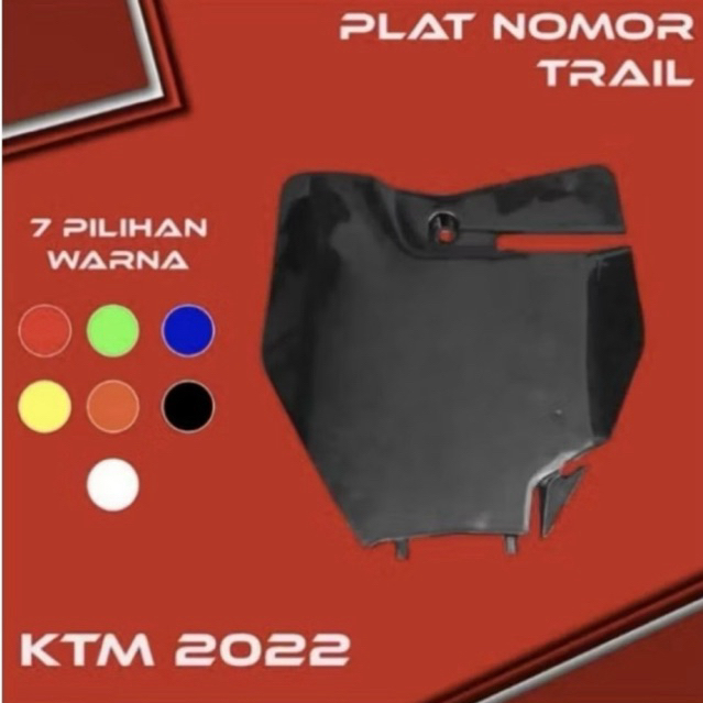 PAPAN NOMOR KTM 250 2022 / PLAT NOMOR KTM 250 COVER NOMOR KTM