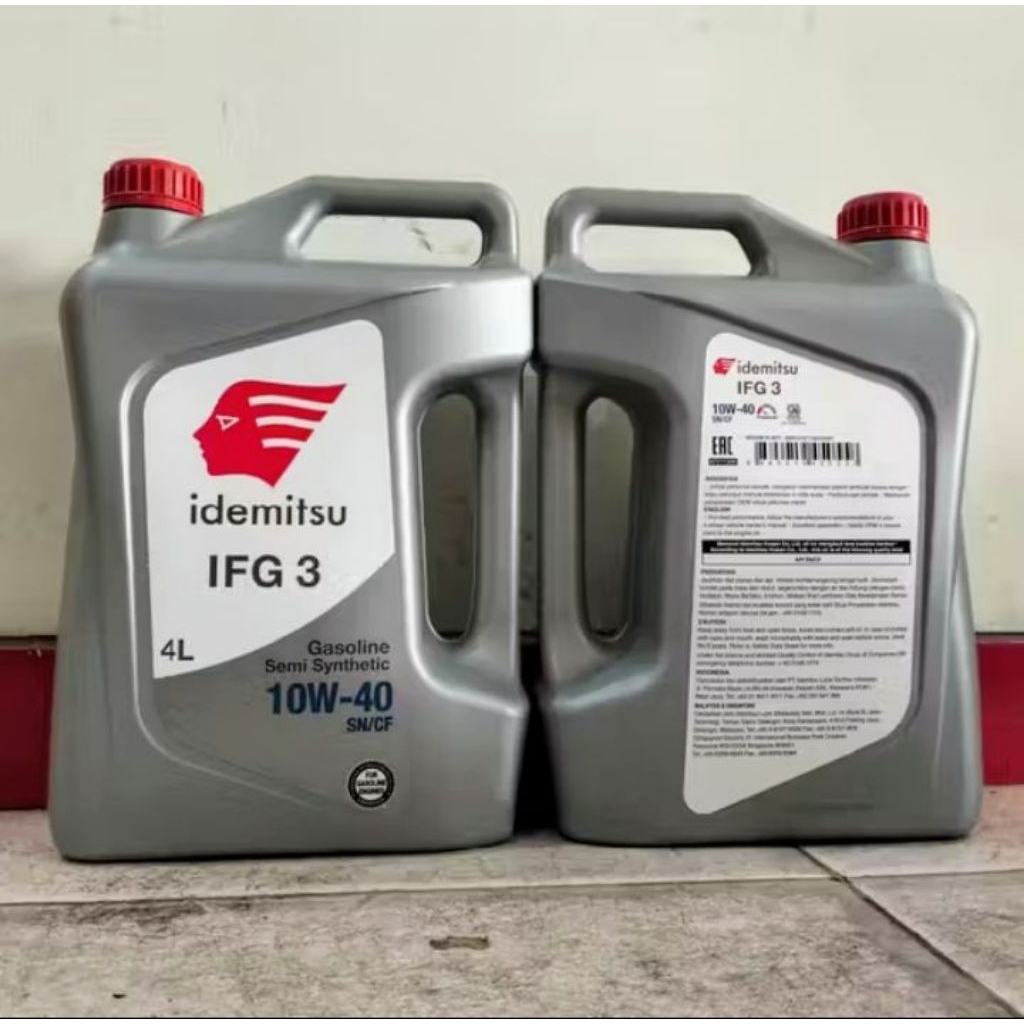 Oli Mobil Idemitsu SN CF 10W40 10W-40 10-40 10/40 10W/40 Kemasan 4 Liter