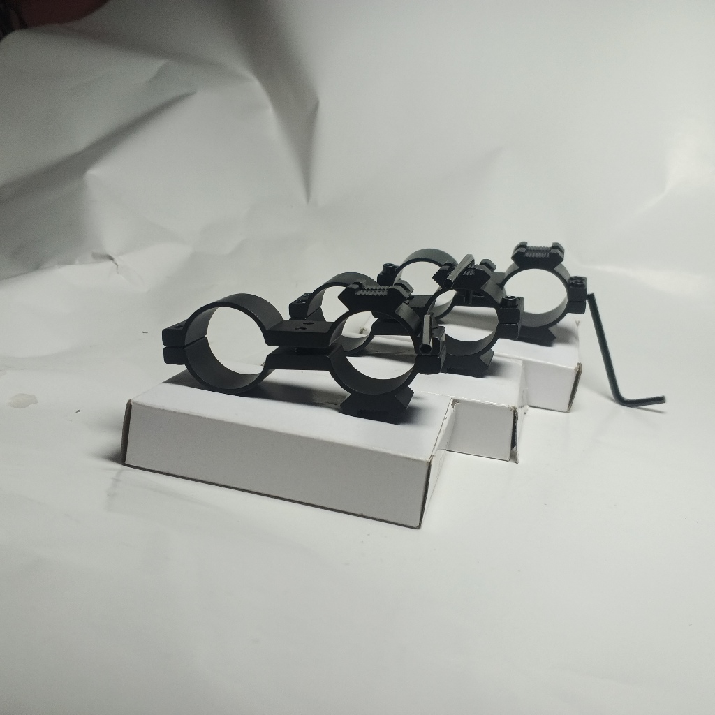 Mounting Senter Teleskop OD 25mm - 25mm Alloy Mounting Laser Solusi Tepat untuk Meningkatkan Fungsi 