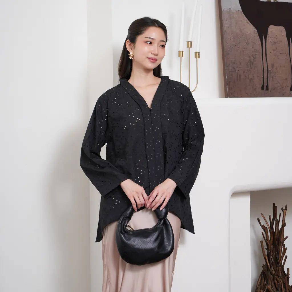 Atasan Blouse Wanita | Kei Kartini Blouse Katun Bolong