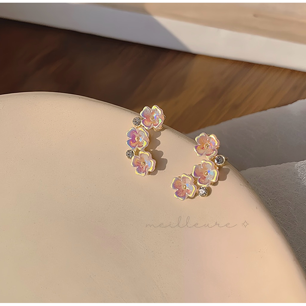 Anting Korea Wanita Fashion Titanium Tusuk Jepit Panjang Tindik Stud Xuping Klip Drop Aksesoris Wani