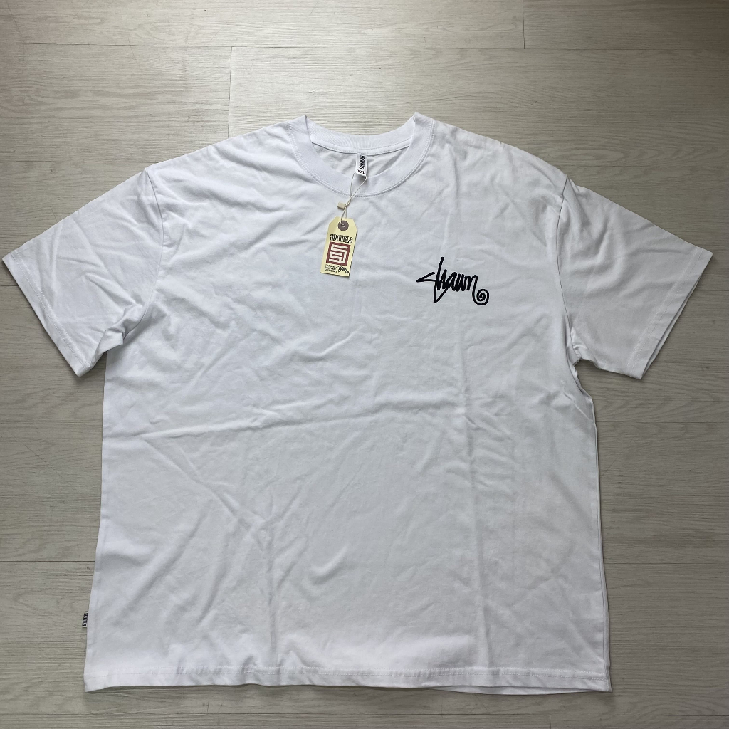 SDouble	Tee	SDouble Shawn Script	 2XL White