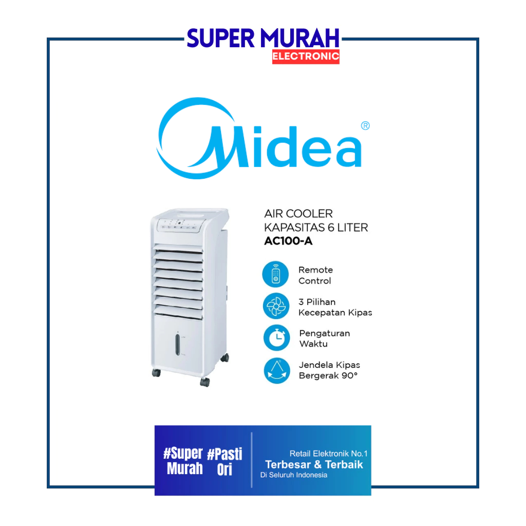 Air Cooler Midea AC100-18B Hemat Listrik | SMELECTRONIC