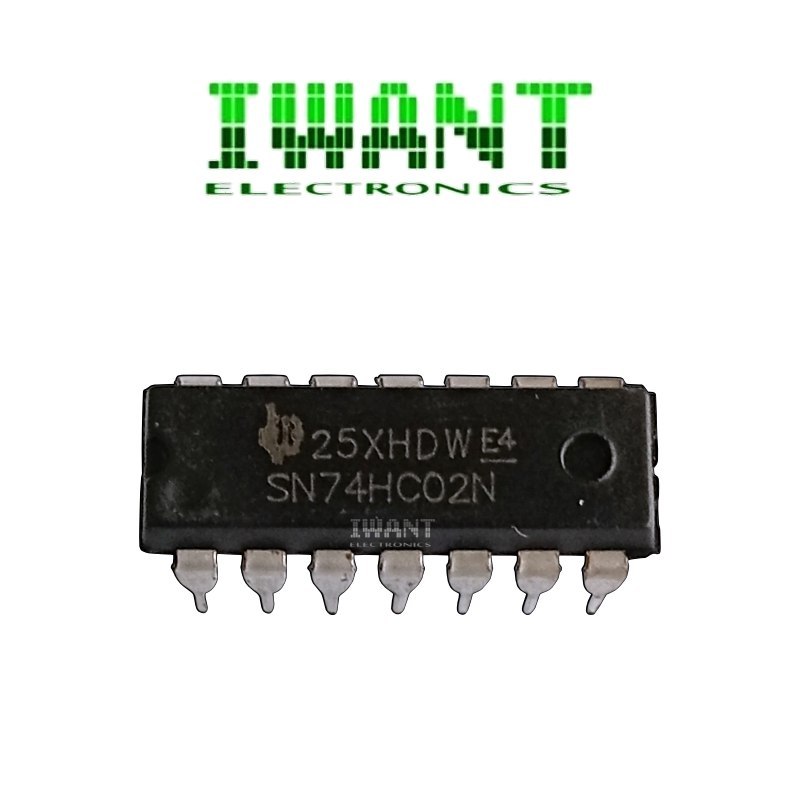 74HC02 IC 74HC02N IC SN74HC02N 7402 HC02 IC SN74HC02 GRADE B