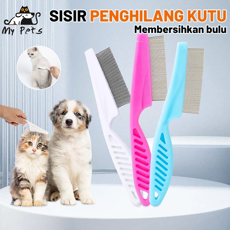 Sisir Kutu Kucing Anjing Sisir Kucing Sisir Grooming Kucing