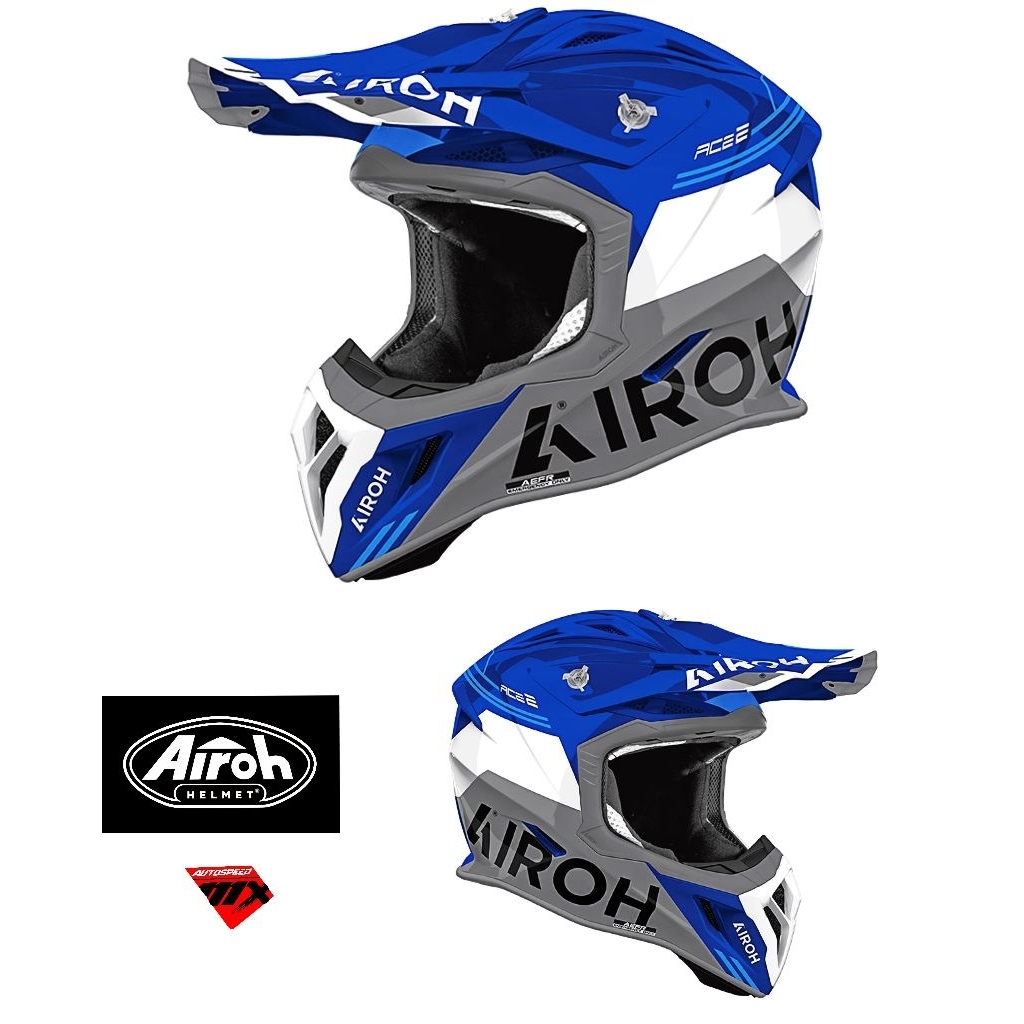 HELM AIROH AVIATOR ACE FURY/ HELM MOTOCROSS/ENDURO